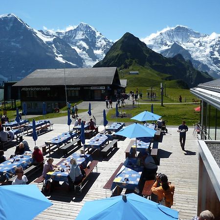 Hotel Berghaus Männlichen Grindelwald Exterior foto