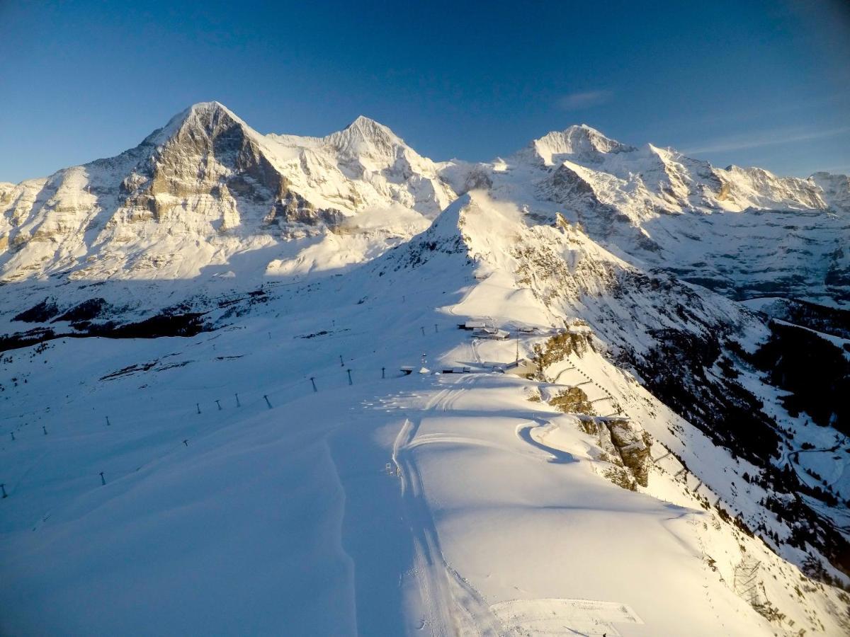 Hotel Berghaus Männlichen Grindelwald Exterior foto