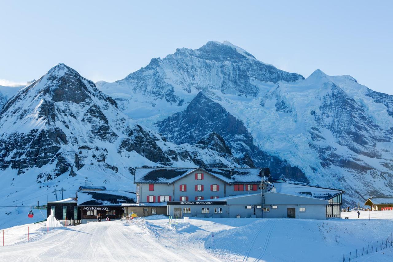 Hotel Berghaus Männlichen Grindelwald Exterior foto